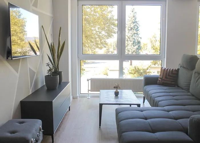 Appartamento New York - Fuer Freunde & Familien, Stadtnah, Parkplatz, E-ladestation, Gitterbox Fuer Fahrraeder, Fitnessstudio, Digitale Gaestemappe Mit Restaurant- Und Unternehmenstipps